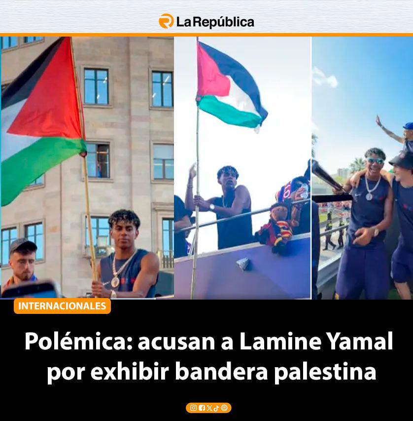 Polémica: acusan a Lamine Yamal  por exhibir bandera palestina - Cover Image